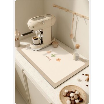 廚房臺面瀝水墊衛生間水龍頭吸水墊防水防油隔熱洗碗墊吧臺干燥墊