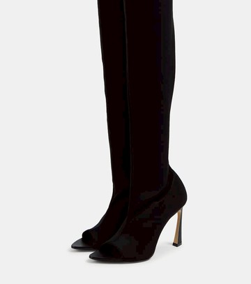 Victoria Beckham Peep Toe over-the-knee boots