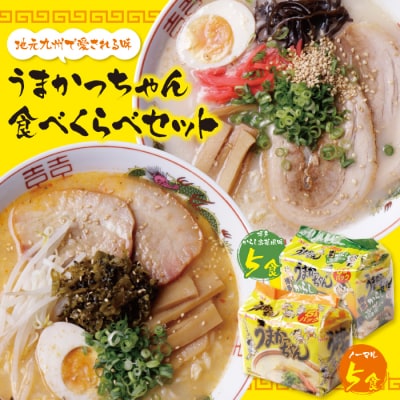 うまかっちゃん 博多からし高菜風味食べ比べセット(5食×2)