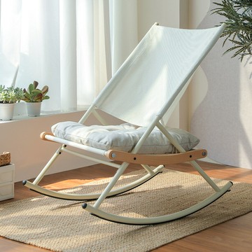 搖椅躺椅大人陽臺休閑椅網紅輕奢小戶型懶人沙發椅北歐戶外搖搖椅 雙11全館免運