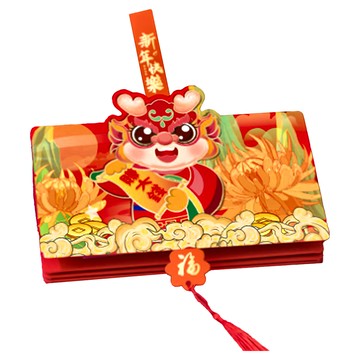 WE CHAMP 10卡位創意摺疊紅包袋  5個