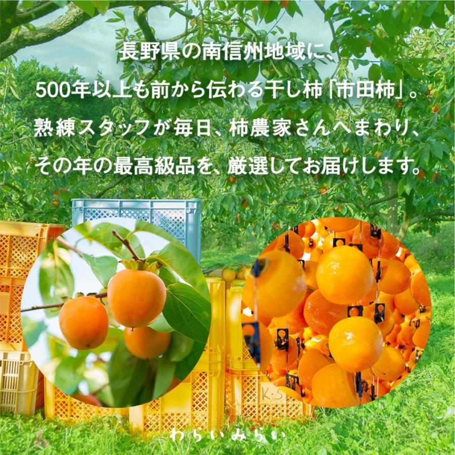 干し柿 市田柿 産地直送 送料無料 500g お年賀 お歳暮 ギフト 干柿 いちだ柿 いちだかき