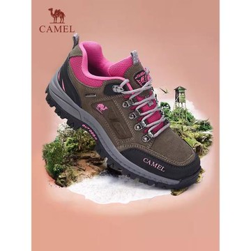 駱駝戶外登山鞋女秋季防水運動鞋耐磨徒步鞋旅游休閑女鞋防滑透氣