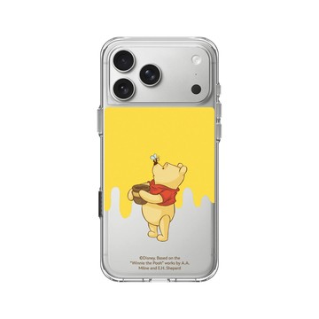 iPhone 17 Pro Max Clear Case（相機按鈕） 透明 - 迪士尼-小熊維尼 Disney Winnie The Pooh - 小熊維尼與蜂蜜