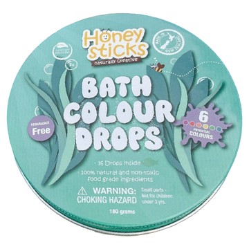 Honeysticks 紐西蘭純天然無毒沐浴樂趣泡澡錠 繽紛泡澡錠6色 兒童專用  1個  180g