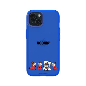 iPhone 15 Clear 激光藍 - Moomin - 小美Little My