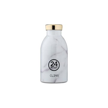【義大利 24Bottles】不鏽鋼雙層保溫瓶 330ml - 義大利大理石