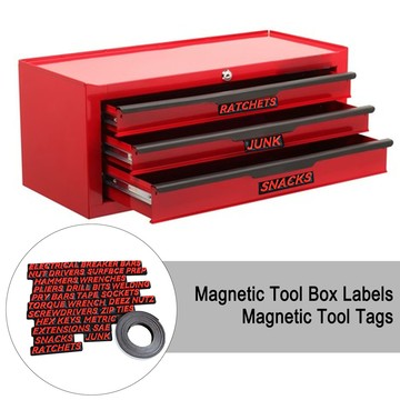 洛陽牡丹 工具箱抽屜標籤 磁性工具箱整理器標籤工具箱抽屜標籤