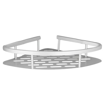 Truly House 免打孔三角扇形置物架 轉角角落架 太空鋁材質  1個  單一顏色