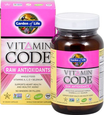 Garden of Life Vitamin Code RAW Antioxidants 30 Vegan Capsules