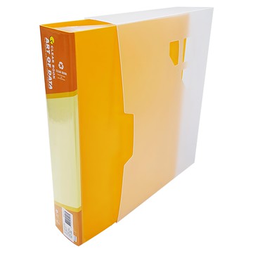 SUANDER PP主色板資料簿，100入 A4  黃色  1本