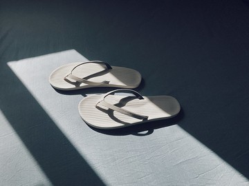 indosole 環保拖鞋 經典款 海鹽白 女