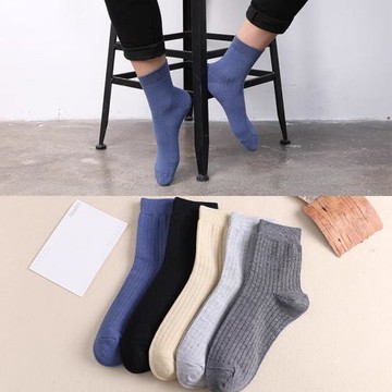 卷尾猴襪子男士純黑春夏季防臭中筒男襪厚短襪薄款船襪潮男長襪