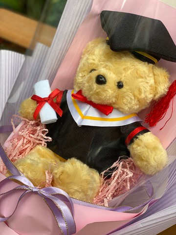 單隻畢業泰迪熊 | 畢業 生日首選 | 台北可自取