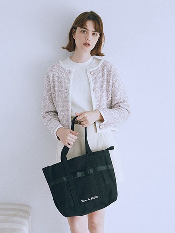 實用多格收納帆布托特包【M】(08000790400) - Maison de FLEUR
