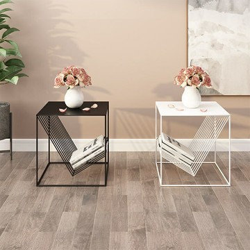 床邊櫃輕奢現代邊幾簡約金屬邊櫃北歐風床頭櫃ins鐵藝小型經濟型床頭櫃小邊桌