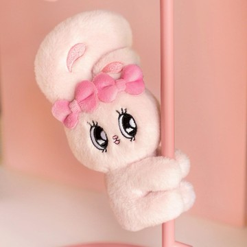 【Fubees】艾絲樂小兔 - 16 cm 磁吸毛絨掛件 (Ribbon Bunny)