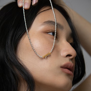 Tassels｜14K合金金穗銀珠項鍊
