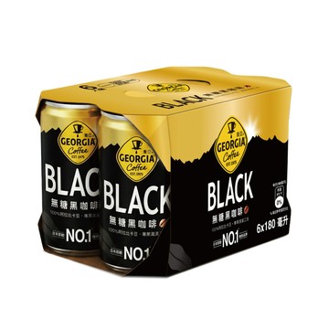 喬亞無糖黑咖啡180mL(箱購依實際收貨為主，無法保證原封箱出貨)