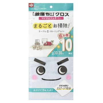 LEC 激落免洗劑清潔巾 乾濕兩用 極細纖維 快速拭淨  30 x 30cm  1包