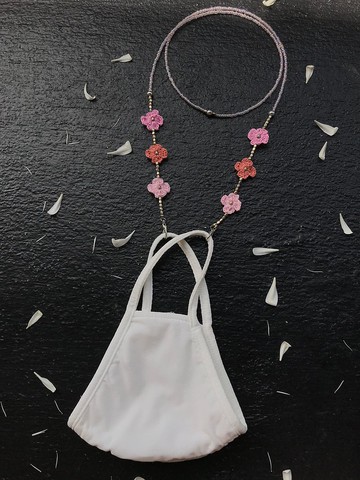 口罩鍊 littleflower crochet no.22