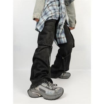 冉言2025春季新款圓頭復古厚底增高百搭加絨老爹鞋女休閑運動鞋