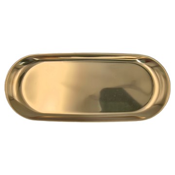 不鏽鋼金屬托盤  大  閃耀金  1個