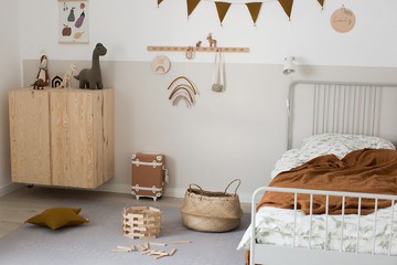 Toddlekind波斯風系列巧拼遊戲地墊-淡紫灰