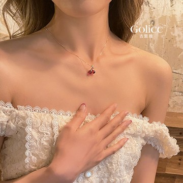 【Gulicc】古莉可 項鍊 櫻桃鋯石項鍊