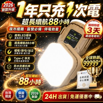 【首單特價💥】爆亮露營掛燈 擺攤燈 夜市燈 戶外LED燈 充電補光燈 直播拍照打光燈 充電小夜燈 野營燈 帳篷燈 照明燈