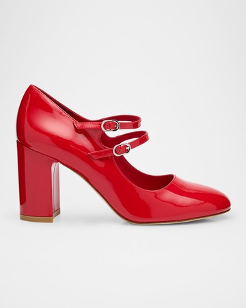 Posh Patent Leather Mary Jane Ballerina Pumps