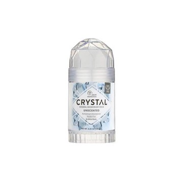 美國CRYSTAL-長效淨味約24小時礦物鹽身體固體除臭棒120g/大條-無香款(晶燦綺肌體香石,運動異味消臭石,全天乾爽體香膏)