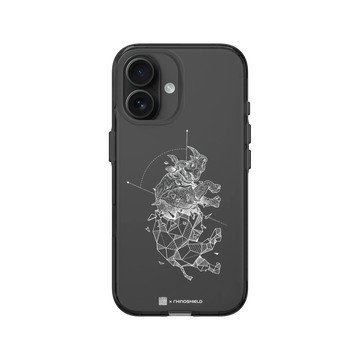 iPhone 16 Clear (相機按鈕) 酷墨灰 - Kerby Rosanes - 犀牛 - 白