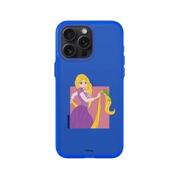 iPhone 15 Pro Max Clear 激光藍 - 迪士尼-公主系列 Disney Princess - 公主專屬系列-魔髮奇緣 樂佩公主