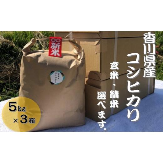 ふるさと納税 香川県 東かがわ市 [No.4631-8523]2046令和5年 ふじもとファームの新米 （玄米5kg×3箱）