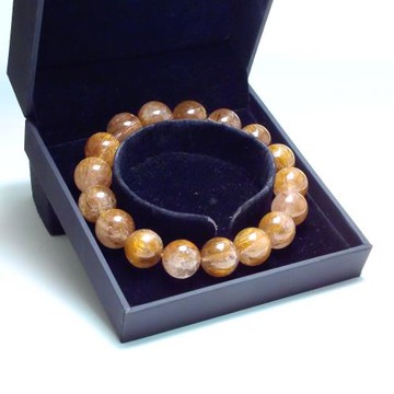 銅鈦晶圓珠｜曜影鎏光 男手鍊 QBR-00086A (手圍：17cm)