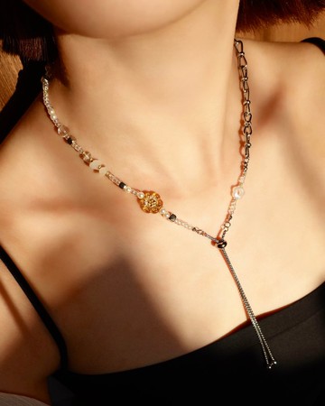 蕊の項鍊 2way 向陽 - 黃