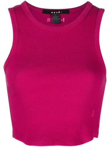 Ksubi - Syndicate tank top - women - Cotton/Spandex/Elastane - L - Pink