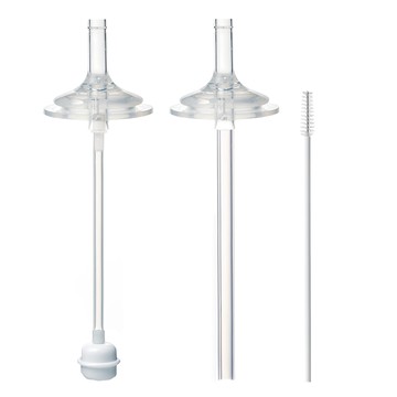 hibee 重力球吸管 第二階段混合型替換吸管組 100%韓國製造  透明色  1組