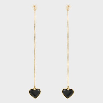 愛心糖果長鍊耳墜