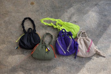 puff kinchaku 2WAY tote (C25003)   女包