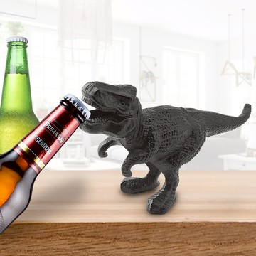 暴龍啤酒開瓶器恐龍啤酒啟趣味汽水起子啟瓶器啤酒汽水開瓶器擺件