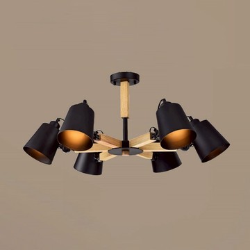 E27北歐風半吸頂六燈 L01-1532