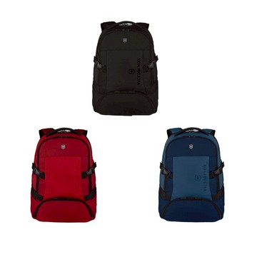 【Victorinox 瑞士維氏】VX SPORT EVO Deluxe 16吋後背包(35x48x5cm)-紅/藍/黑【墊腳石】