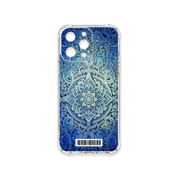 iPhone 15 Pro Max 殼 TRON IPHONE 15 PRO MAX 藍色漸層印度Henna幸運祝福圖騰  載具 四角防摔殼 手機殼