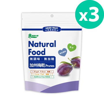 義美生機 - 加州梅乾-108g/包*3入