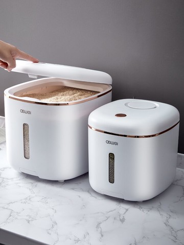 米桶 米桶防蟲防潮密封防蟲家用裝米缸米箱面粉儲存罐大米收納盒食品級【MJ17263】