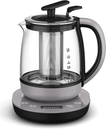 (免運) T-fal 法國特福 BJ813DJP 玻璃 快煮壺 泡茶壺 熱水壺 1.5L 濾茶網 7段控溫 茶壺 日本代購