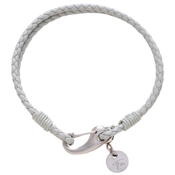 時光之環 雙層真皮手環-男款灰