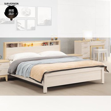 【顛覆設計】梅梅5.2尺功能片床架/床台